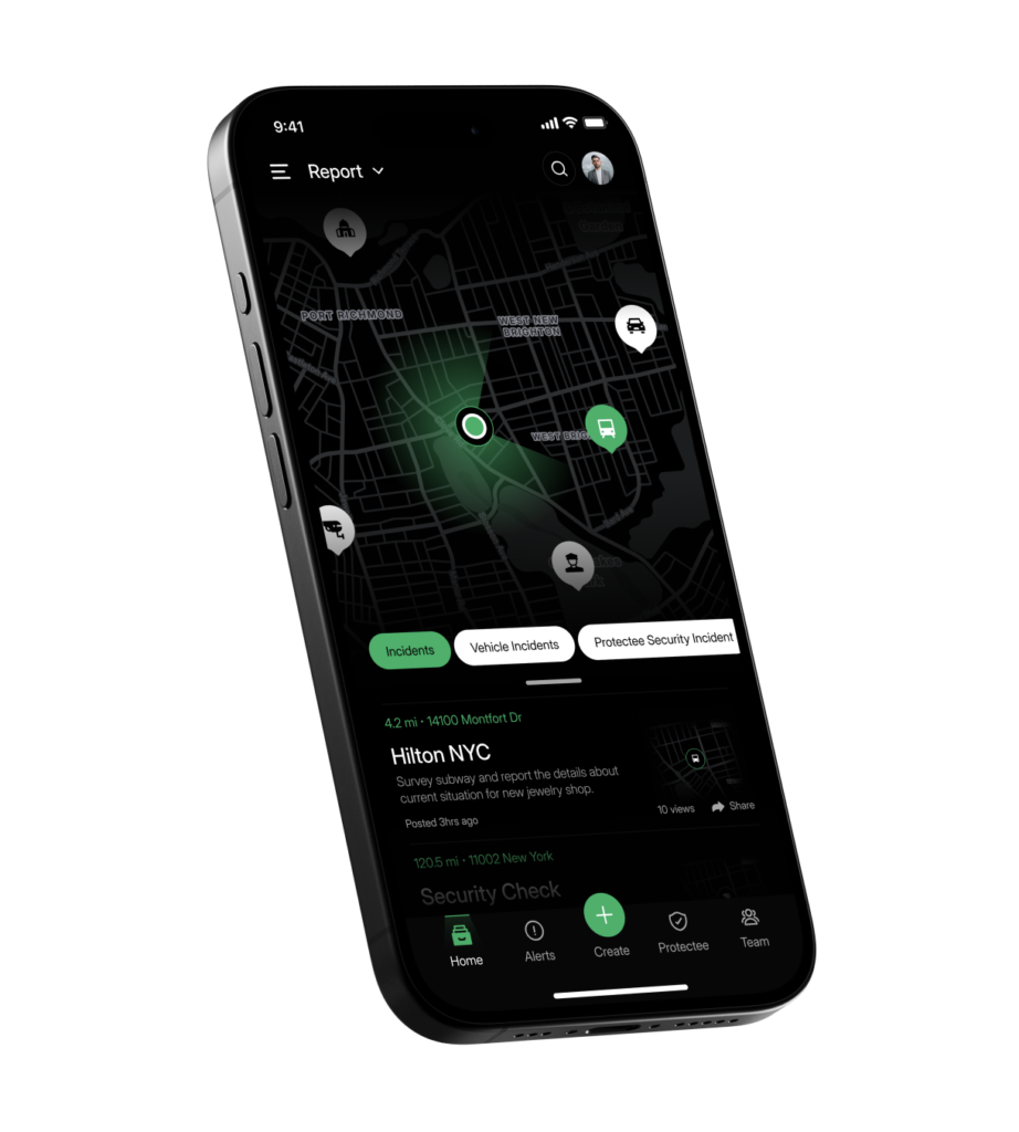 AdvanceWork mobile app interface